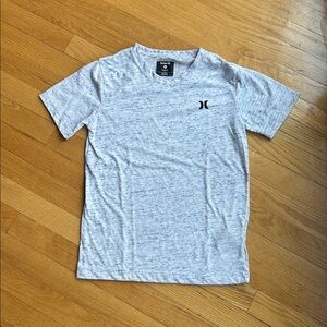 Hurley Kids Gray and White Graphic Tee
